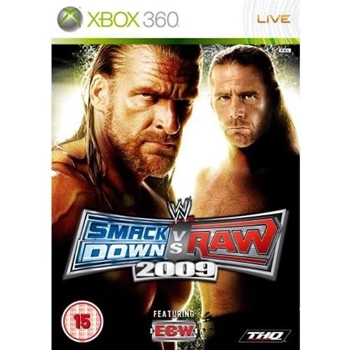 WWE Smackdown Vs Raw 2009 - Microsoft Xbox 360 Action Fighting Video Game - Image 1 of 1