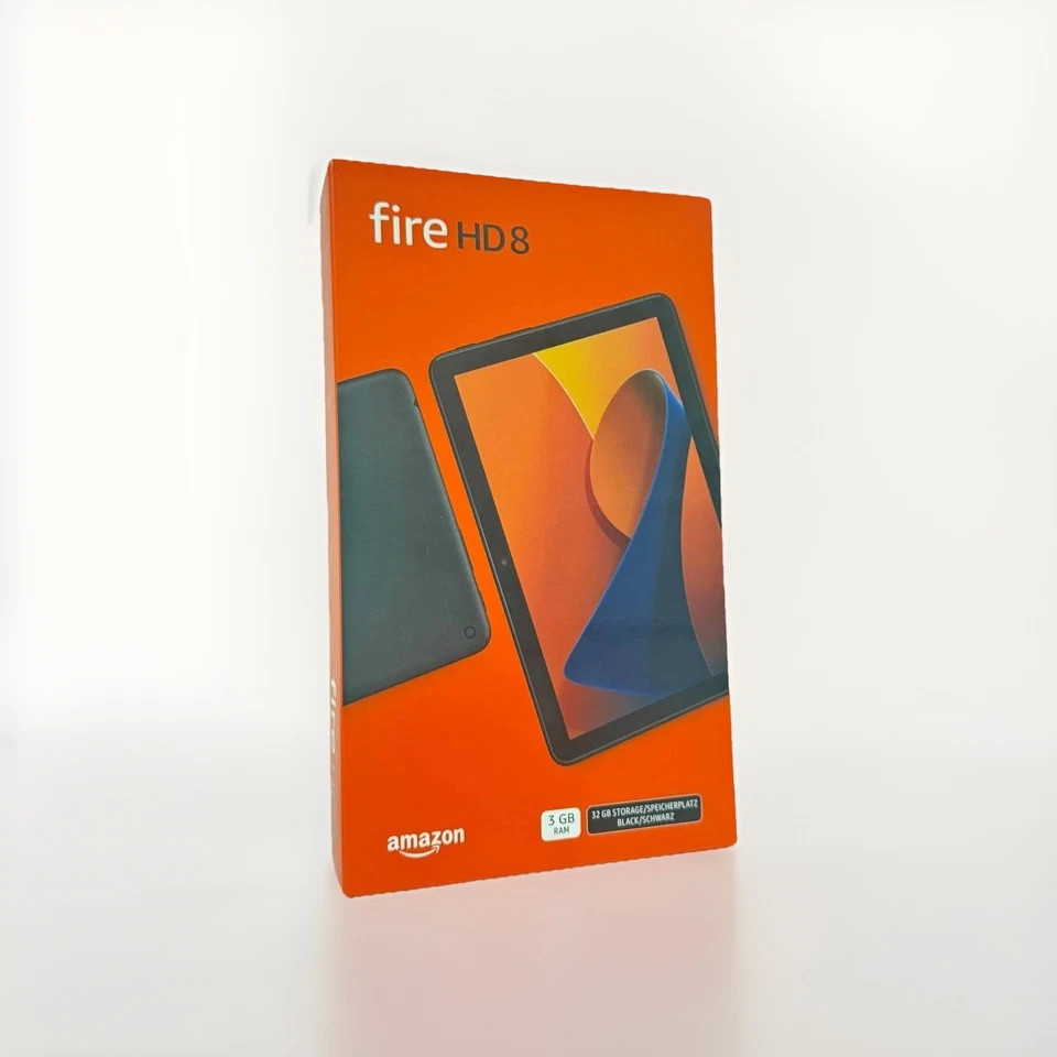 Amazon Fire HD 8 (2024) 32GB 3GB RAM Schwarz – mit Werbung – Neu OVP - Bild 1 von 1