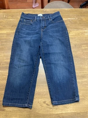 Jeans Levi's 512, para mujer talla 8, azul, denim, capris, perfectamente adelgazantes Foto 1 de 4