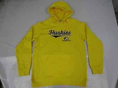 New Michigan Tech Huskies Mens Size XL XLarge Yellow Hoodie - Image 1 of 3