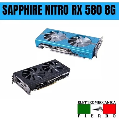SAPPHIRE RX 580 NITRO+ 8GB GDDR5 Scheda Video - Immagine 1 di 2