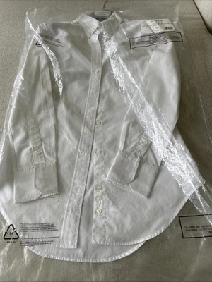 Camisa clásica para mujer Thom Browne L/S clásica blanca popelina talla 38 Foto 1 de 4