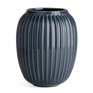Kahler Hammershoi Vase, Anthracite Grey, 8.3" H x 6.7" D, Designed by Hans-Ch... - Bild 1 von 6