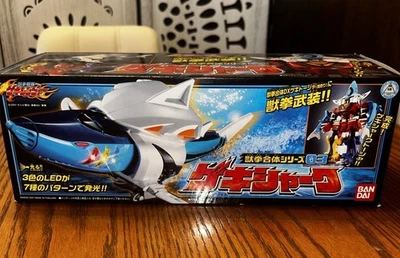 Bandai Power Rangers Jyuken Sentai Gerikranger 03 Geki Shark Japan new in box - Image 1 of 4