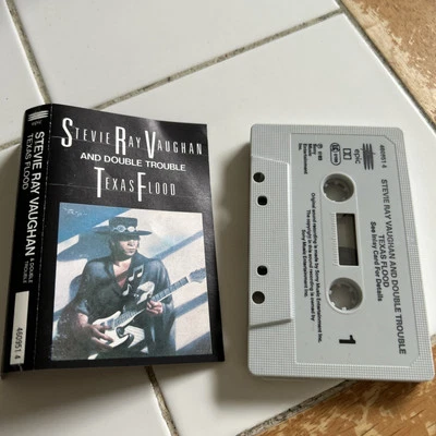 Original Cassette - Stevie Ray Vaughan - Texas Flood - Please Read Description - Image 1 of 3