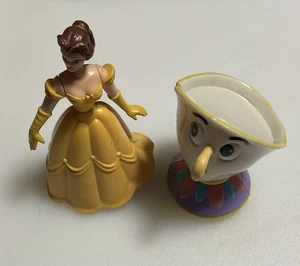 1991 Burger King Disney Beauty and the Beast Chip and Belle Figures - Picture 1 of 7