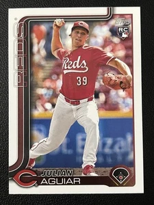 2025 Topps SERIES 2 Julian Aguiar RC Cincinnati Reds Rookie Card #566 - Picture 1 of 2