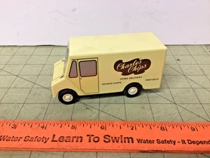 Vintage Ralstoy Charles Chips metal truck step van as-is - Picture 1 of 5