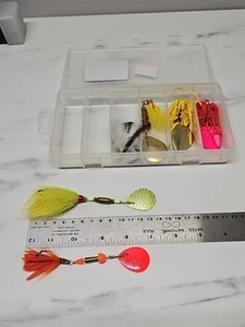 6Pcs Fishing Lures Spinnerbaits hand crafted Colorado Blades-As Shown - Picture 1 of 14