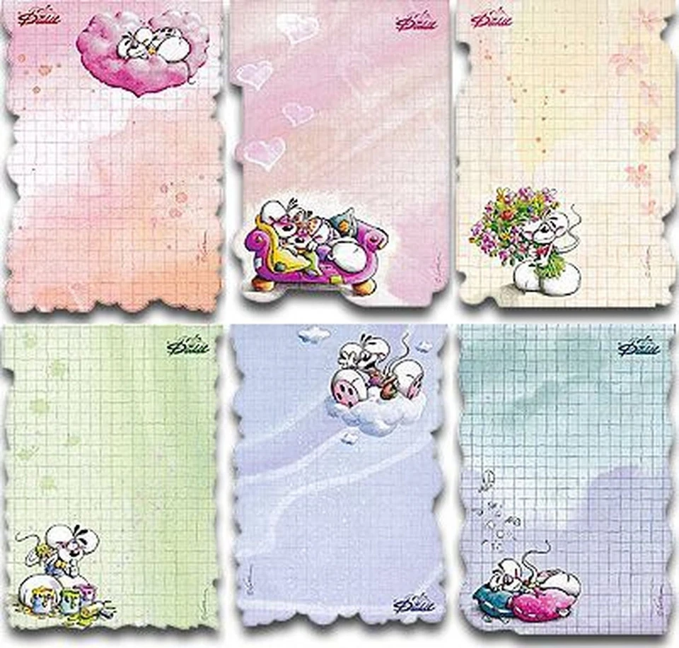 Diddl série 6 feuilles Dentelles A6 115 - 120 - Photo 1/1