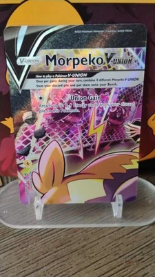 MORPEKO V-Union Sword & Shield POKEMON Full-Art Holo 2023 Trading Card SWSH287 - Image 1 of 2