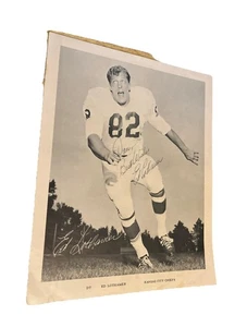 Vintage 60’s Kansas City Chiefs Ed Lothamer Autograph Photo/Portrait - Bild 1 von 5