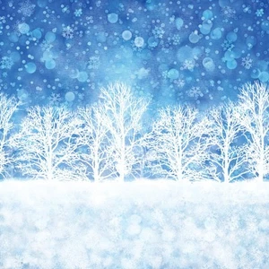 Christmas Fabric | Gradients Holiday Blue & White Tree Snowflake | Moda YARD - Picture 1 of 1