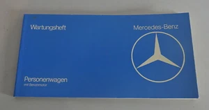 Scheckheft Mercedes W123 / W116 / R107 Benzin blanko ohne Einträge Stand 09/1978 - Bild 1 von 4