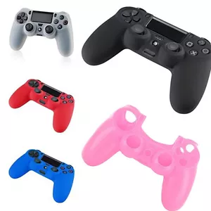 Silicone Rubber Soft Case Skin Grip Cover For Sony Playstation 4 PS4 Controller - Picture 1 of 26
