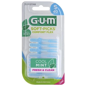 GUM SOFT-PICKS Comfort Flex small mint 40 St. Zahnzwischenraumbürste Zahnstocher - Bild 1 von 3