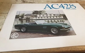 1968 AC 428 CONVERTIBLE Original Sales Brochure & Price List - Picture 1 of 8