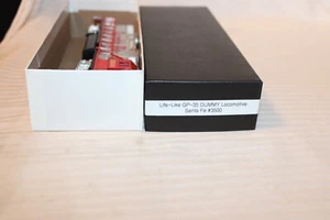 HO Scale Life-Like, GP-38 Locomotive, Santa Fe, Silver Red DUMMY, #3500 - Picture 1 of 6