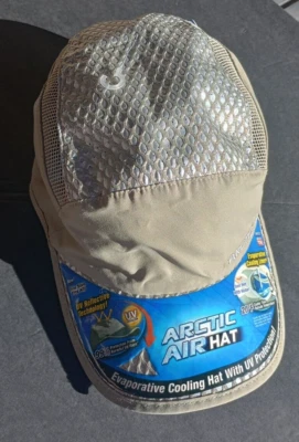 Gorra de enfriamiento evaporativa Arctic Air color topo ajustable unisex nueva con etiquetas Foto 1 de 4