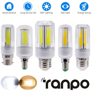 COB LED Corn Light Bulbs E26 E27 E12 B22 E14 12W 16W Ultra Bright For Home Decor - Picture 1 of 14