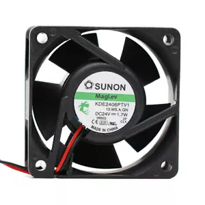 SUNON MagLev DC24V 1.7W KDE2406PTV1 Fans Case CPU Cooling Fans 2pin 60x60x25mm - Picture 1 of 6