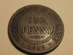 #2658 Australia; 1 centavo 1919 - Imagen 1 de 2