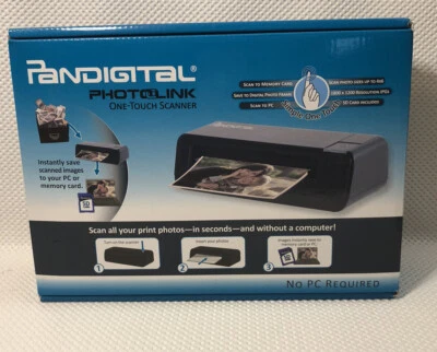 Great Pandigital PhotoLink One-Touch SCN02 Pass-Through Scanner-used - Image 1 of 4
