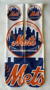 Custom New York Mets dry Fit socks gamma laney X XII Fighter bred - Picture 1 of 4
