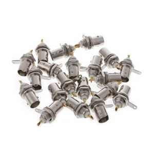 20 Pcs BNC Female Connectors Panel Chassis Mount Monitor Accessories - Zdjęcie 1 z 7