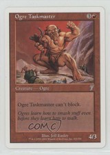 2001 Magic: The Gathering - Core Set: 7th Edition Ogre Taskmaster #203 fm0