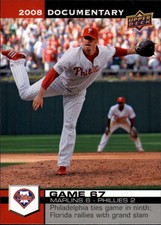 2008 Upper Deck Documentary Philadelphia Phillies Baseball #2007 Brett Myers