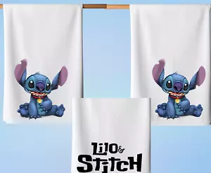 Handmade Lilo And  Stitch Inspired Personalized 3 Piece Bath Towel Set - Picture 1 of 1