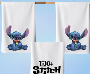 Handmade Lilo And Stitch Inspired Personalized 3 Piece Bath Towel Set - Picture 1 of 1