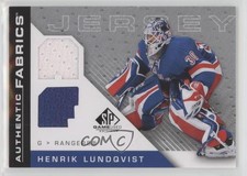 2007-08 SP Game Used Edition Authentic Fabrics Henrik Lundqvist #AF-HL HOF