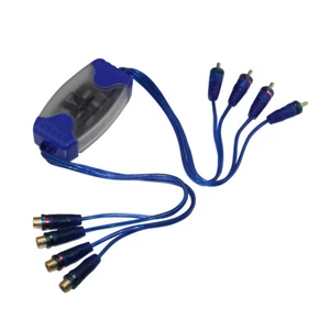 Aislador de bucle de tierra de cuatro canales filtro de audio eliminación de ruido 4 RCA - Imagen 1 de 4