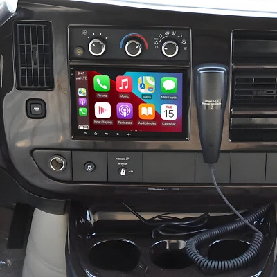 For GMC Savana 1500 2500 3500 2008-2024 Android CarPlay Car Stereo GPS Radio+CAM - Image 1 of 4