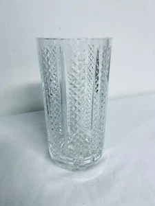 Waterford Crystal 8" Tall Cylindrical Vase  1980's Excellent Condition Retired - Picture 1 of 7