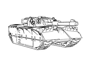 Marsden II MBT | Vehículo de combate escala 1:285 de 6 mm | Miniatura Battletech - Imagen 1 de 1