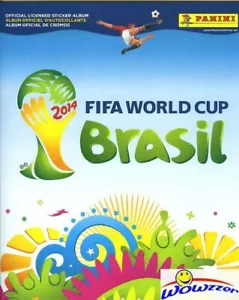 2014 Panini World Cup Brazil FIFA 80 Page Stickers Album+Bonus 10 Stickers !! - Picture 1 of 3