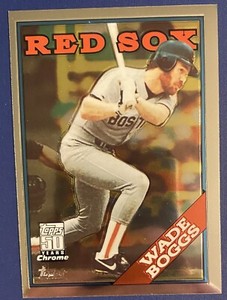 2001 Topps Chrome Through the Years Reprints #38 Wade Boggs '88 Red Sox