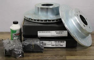 Hart Brakes Front and Rear Brakes and Rotors Kit + Pads Ceramic for BMW 5-Series - Picture 1 of 5