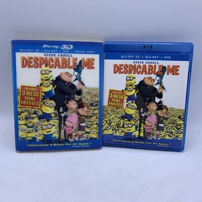 Despicable Me (3D + Blu-ray + DVD 4-Disc Set W/Inserts & Lenticular Slipcover) - Image 1 of 3