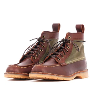 Red Wing 3336 Wacouta Canvas / Leather Boots UK7 EU41 US8D USA Briar Oil Slick - Bild 1 von 13