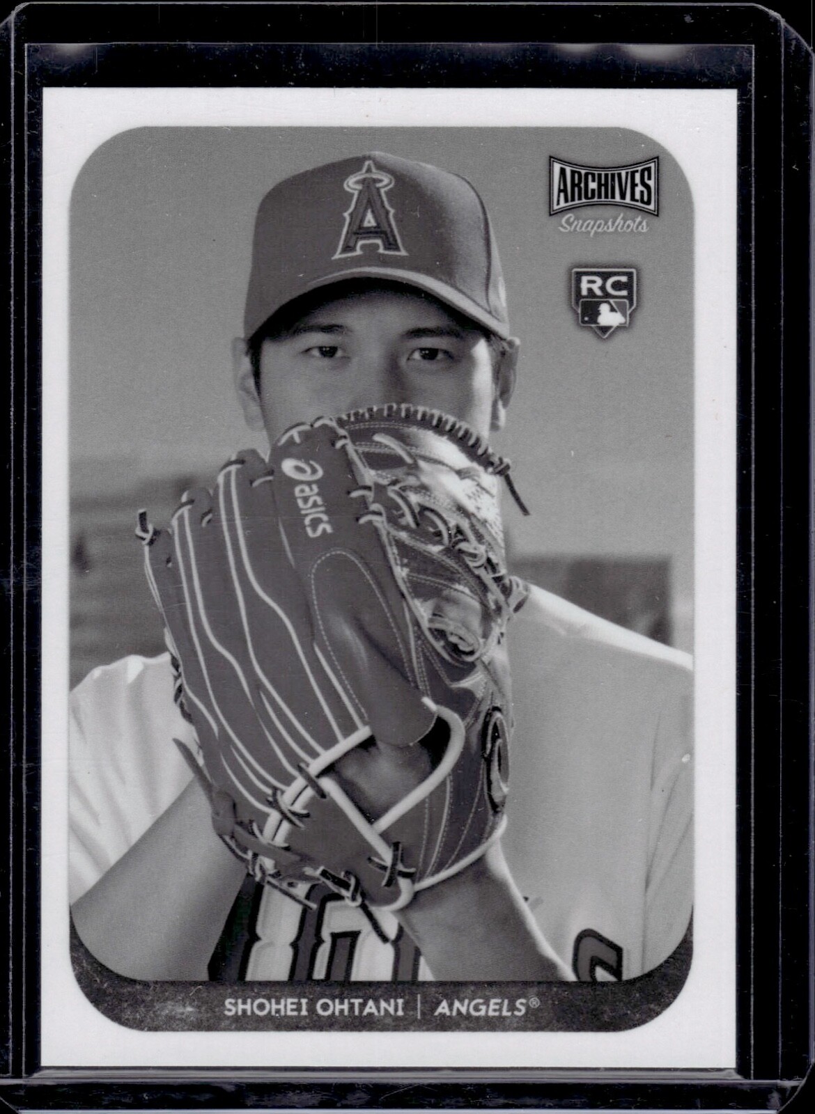2018 Topps Archives Snapshots Shohei Ohtani BLACK & WHITE #AS-SO ROOKIE Angels