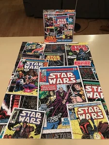 Star Wars Comic Collage 1000 Piece Puzzle 100% Complete GUC - Picture 1 of 1