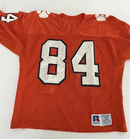 Vintage CLEMSON TIGERS Authentic Practice Jersey #84 (Tie Holes) Size 50  - 0623 Cover