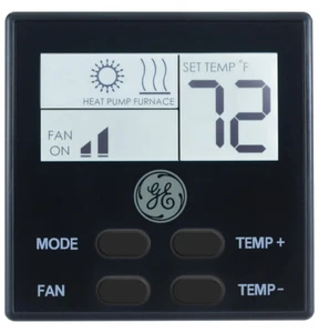 GE Appliances RARWT2B Single Zone RV Air Conditioner Wall Thermostat - Black - Picture 1 of 1