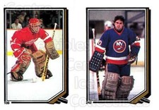 1987-88 O-Pee-Chee Stickers #109-242 Glen Hanlon, Kelly Hrudey