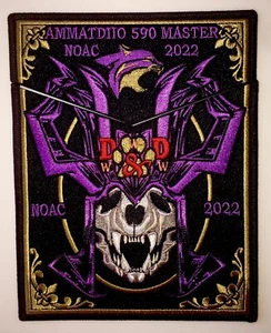 NEW OA LODGE! DUNGEONS & DRAGONS 2024 AMMATDIIO 590 BSA UT 2022 NOAC 2-PATCH SET - Picture 1 of 2