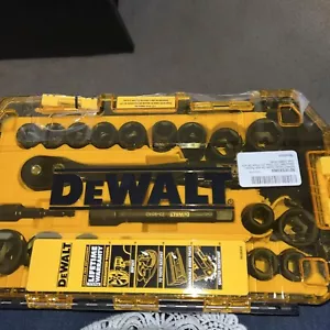 DEWALT Impact Socket Set, 23-Piece, 1/2" Drive Metric/SAE (DWMT74739) - Picture 1 of 2